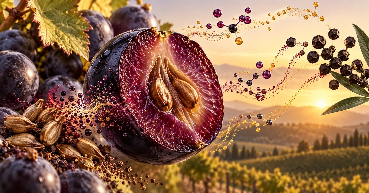 Minh họa cơ chế giống nho syrah